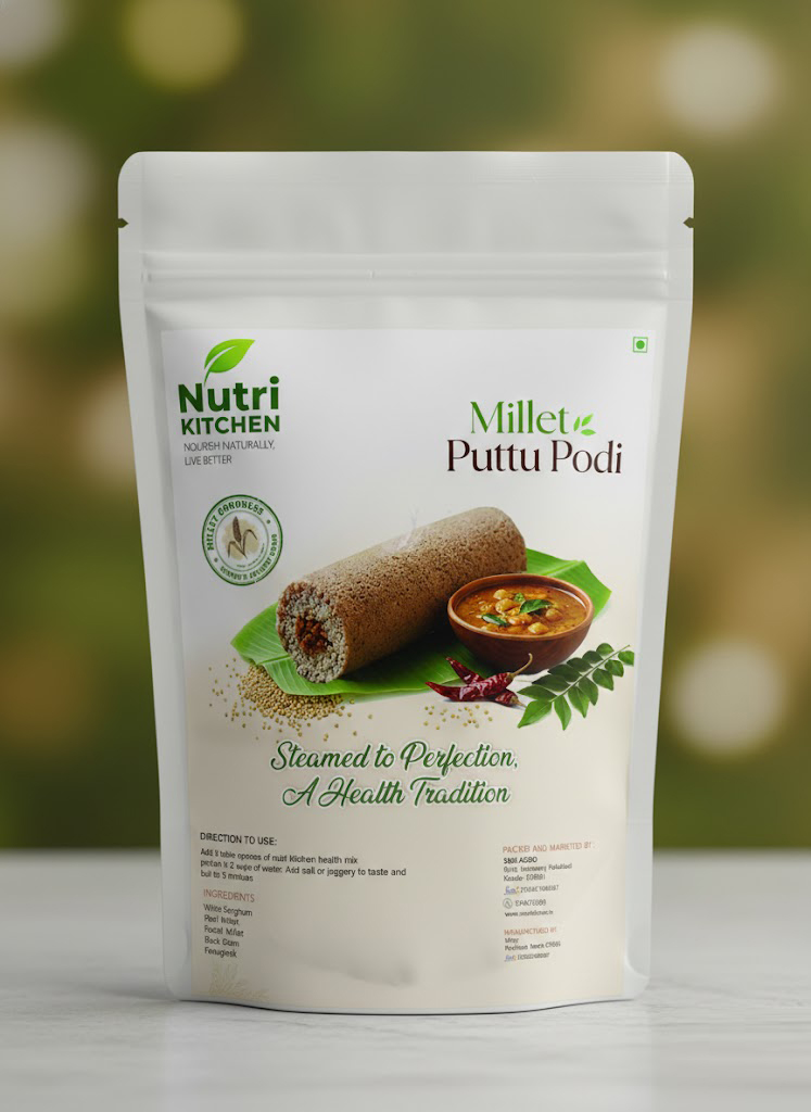 Millet Puttu Podi - Traditional Kerala Breakfast